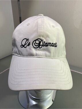 Adidas 3 Stripes “Le diamant” Golf club  Hat White Embroidered one size Unisex